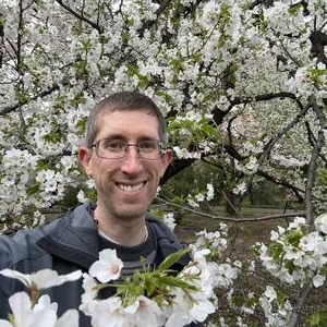 Among the cherry blossoms