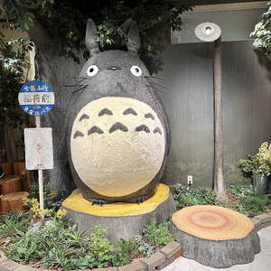 Totoro inside the Studio Ghibli shop