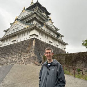 At Osaka Castle