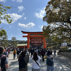 Entrance to Fushimi Inari shrine, Kyoto