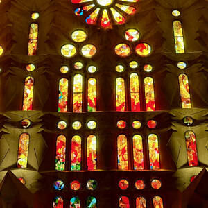 Stained glass, Sagrada Familia