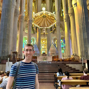 In the Sagrada Familia