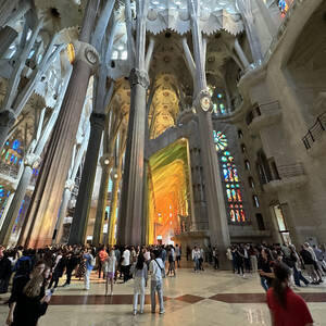 Interior light, Sagrada Familia