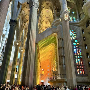 Western side of the nave, Sagrada Familia