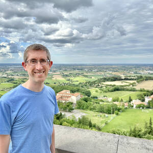 Looking out from Bertinoro