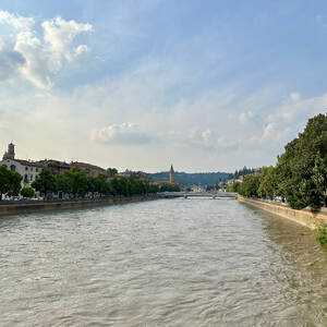 Adige River in Verona