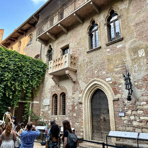 Juliet's balcony in Verona