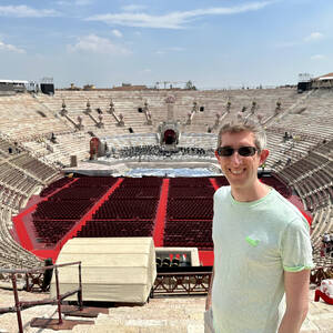 Inside the Arena in Verona