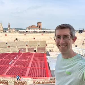 Inside the Arena in Verona