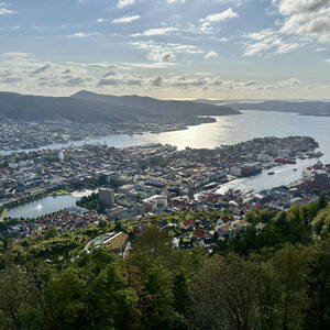 View overlooking Bergen