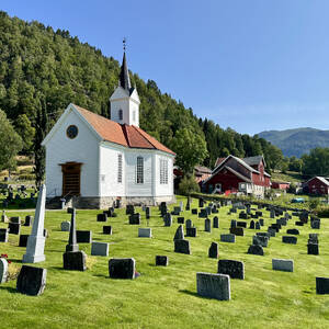 Kyrkjestova on Sognefjord