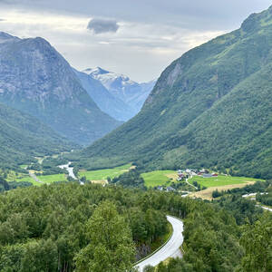 View from Hjelledalen lookout