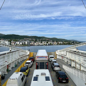 On the ferry to Molde