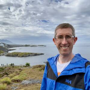 Walking near the Atlantic Ocean Road