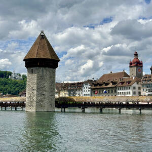 Old bridge in Luzern