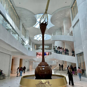 Fountain at the Lindt Home of Chocolate