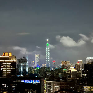 Taipei 101 at night