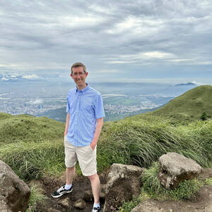 Atop Qixing-shan peak in Yangmingshan National Park