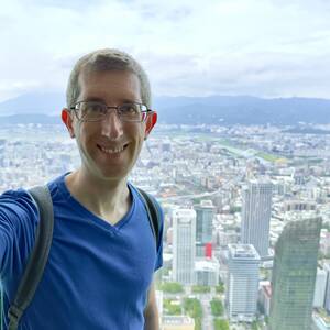 Looking out from observation deck of Taipei 101